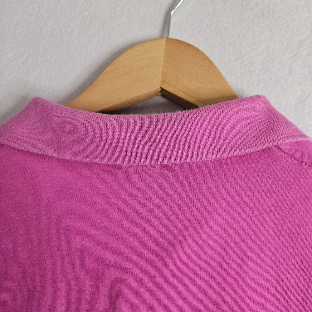 Polo Ralph Lauren‎ Mens Magenta Pink Short Sleeve Cotton Polo Shirt M Green Pony
